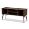 Baxton Studio Alard Mid-Century Walnut Brown Finished 2-Door Wood TV Stand 159-9850 - alternate 9